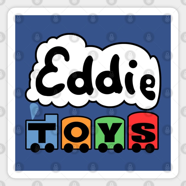 Eddie Toys (Silver Spoons) Magnet by Third Quarter Run